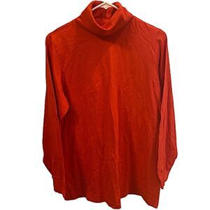 Woman Within Girls Size Medium 14/16 Turtleneck New Long Sleeve Classic